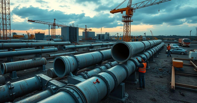 Construção e montagem de tubulações industriais: guia completo para profissionais