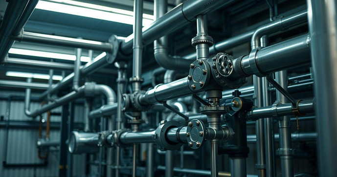 Montagem de Tubulação Industrial Precisão
