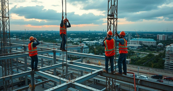 Passo a Passo para Instalação de Estruturas Metálicas com Segurança e Eficiência Passo a Passo para Instalação de Estruturas Metálicas com Segurança e Eficiência