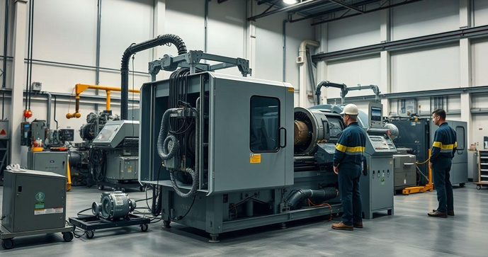 Instalação de máquinas industriais: eficiência e segurança na operação Instalação de máquinas industriais: eficiência e segurança na operação